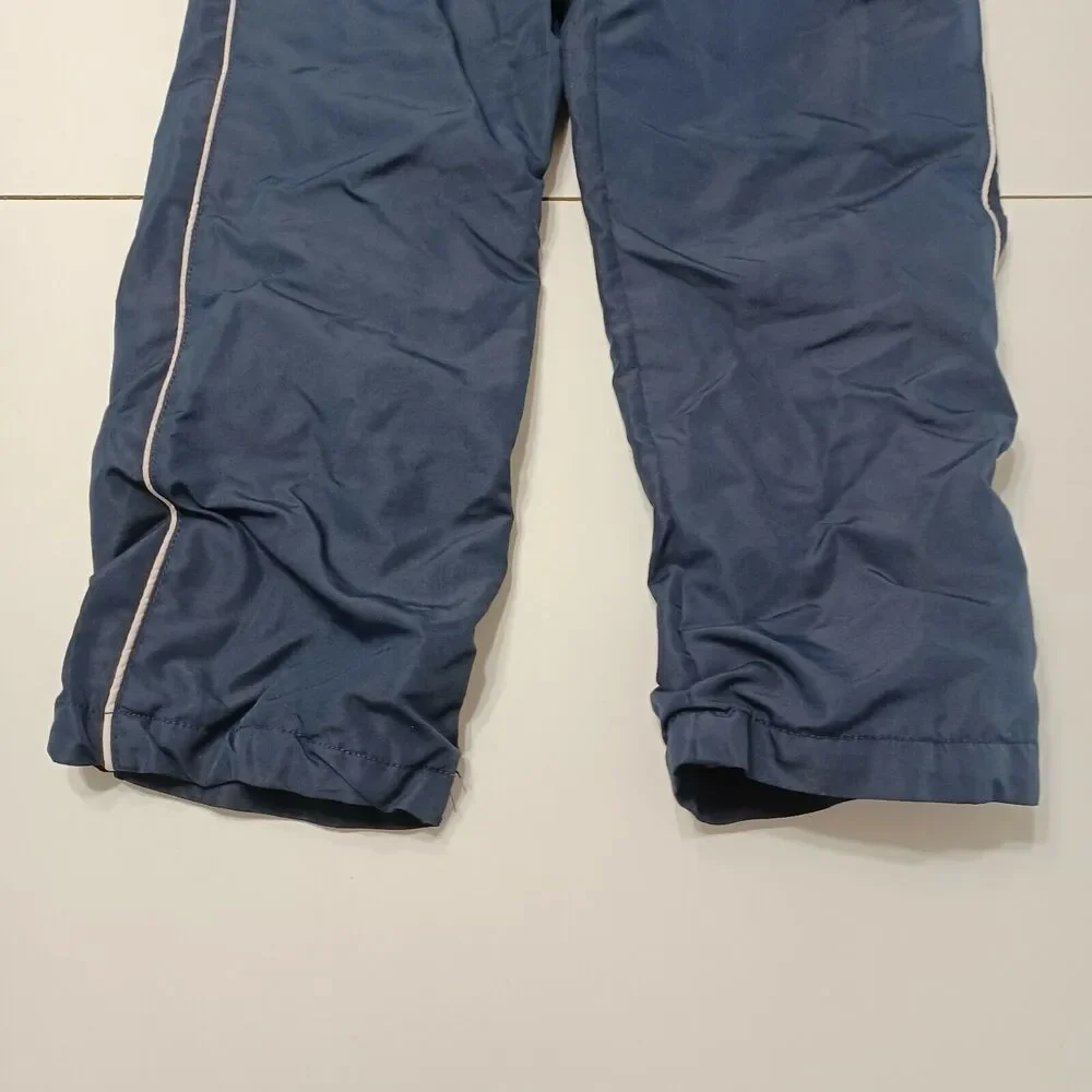 Chilrens Place Boy 7/8 Track Pants Blue White Striped Side Elastic Waist Pull On